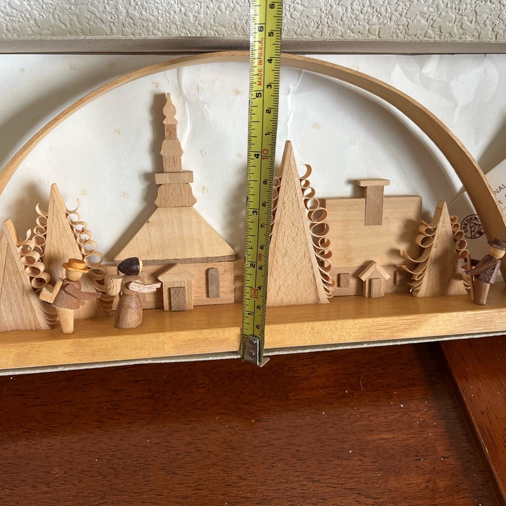 Original German Seiffen Erzgebirge Wooden Christmas Village Decor NEW - Picture 9 of 9